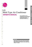 LG LMU240HE Air Conditioner Unit Operating Manual