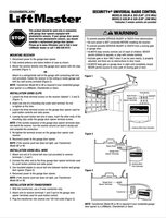 LiftMaster 355LM / 355-2LM 3-wire 315 MHz Garage Door Opener Remote Control