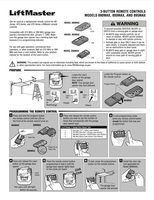 LiftMaster 370LM 3-Button keychain 315 MHz Garage Door Opener Remote Control