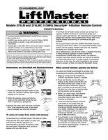 LiftMaster 374LM / 374LMC 4-Button Visor 315 MHz Garage Door Opener Remote Control
