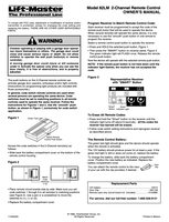 LiftMaster 82LM 2-Button Visor 390 MHz Garage Door Opener Remote Control