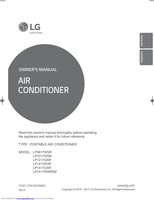 LG LP0817WSR Air Conditioner Unit Operating Manual