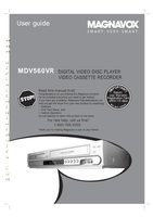Philips MDV560VR MDV560VR/17 MDV560VR17 DVD/VCR Combo Player Operating Manual