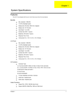 Acer AL2671W (57 pages) TV Service Manual