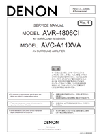 Denon AVR-4806CI AVC-A11XVA X0287 (215 pages) Audio/Video Receiver Service Manuals Denon AVR-4806CI AVC-A11XVA X0287 (215 pages) Audio/Video Receiver Service Manuals