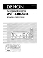 Denon AVR-1404 OOOC0G (56 pages) Audio/Video Receiver Operating Manual