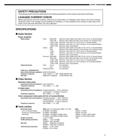 Denon AVR-1603 3-CHOME 113-0034 X0152 (101 pages) Audio/Video Receiver Service Manual