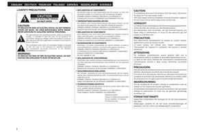 Denon AVR-1709 (65 pages) Audio/Video Receiver Operating Manual