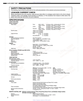 Denon AVR-2801 (127 pages) Audio/Video Receiver Service Manual