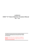 Denon AVR-A100 AVR-4310 AVR-3310 AVR3313HDMI AVR2313HDMI (16 pages) Audio/Video Receiver Service Manual