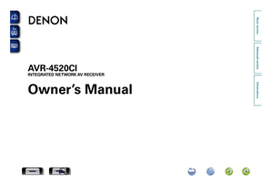 Denon AVR-4520CI (227 pages) Audio/Video Receiver Operating Manual