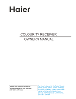 Haier 21F9D 21T9D 21FA1 21TA1 21FA11 21FA11-AM 15F6B HT-3768 (32 pages) TV Operating Manual