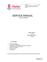 Haier 21T07 HTR20 (15 pages) TV Service Manual