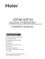 Haier 25F9K 25F3A (32 pages) TV Operating Manual