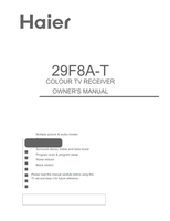 Haier 29F8A-T (28 pages) TV Operating Manual