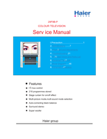 Haier 29F9B-P (48 pages) TV Service Manual