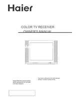 Haier 29F9D-P 29T9D-P 29F9D 29T9D (26 pages) TV Operating Manual