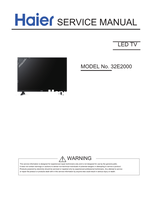 Haier 32E2000 (36 pages) Operating Manual