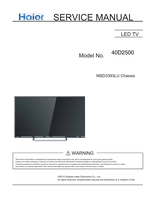 Haier 40D2500 MSD3393LU (51 pages) TV Service Manual