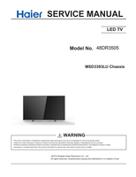 Haier 48DR3505 MSD3393LU (50 pages) TV Service Manual