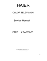 Haier -8888-03 (30 pages) TV Service Manual