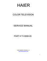 Haier 8888-09 27 pages TV Service Manual