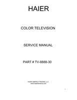 Haier -8888-30 (30 pages) TV Service Manual