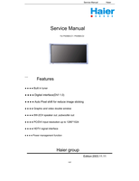 Haier -8888-34 (23 pages) TV Service Manual