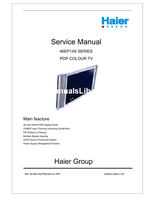 Haier -8888-35 (21 pages) TV Service Manual