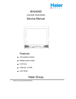Haier BH2404D (42 pages) TV Service Manual