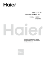 Haier H32D6M H43D6FM (24 pages) TV Operating Manual