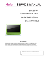 Haier HL22FG1 ChassisMTK5380LC (50 pages) TV Service Manual