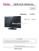 Haier HL26P2 (49 pages) TV Service Manual