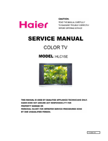 Haier HLC15E TV-8888-104 (36 pages) TV Service Manual
