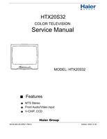 Haier HTX20S32 M-AM-US-20R21-76814 (46 pages) TV Service Manual