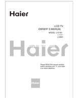 Haier L24M3 (18 pages) TV Operating Manual