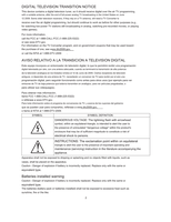Haier L19C1120 L22C1120 L24C1180 L26C1120 (78 pages) TV Operating Manual