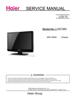 Haier L22C360 (53 pages) TV Service Manuals Haier L22C360 (53 pages) TV Service Manuals