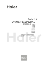 Haier L26A16 L32A16 L37A16 L42A16 L26A18 L32A18 L37A18 L42A18 (38 pages) TV Operating Manual