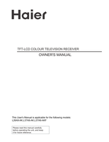 Haier L26A9-AK L37A9-AK L37A9-AKF (47 pages) TV Operating Manual