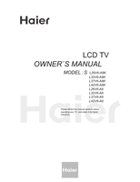 Haier L26V6-A8K L32V6-A8K L37V6-A8K L42V6-A8K L26V6-A8 L32V6-A8 (38 pages) TV Operating Manual