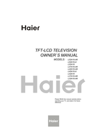 Haier L52A18-AK L52A18-A L52A18 L47A18-AK L42A18-AK L42A18-A (52 pages) TV Operating Manual