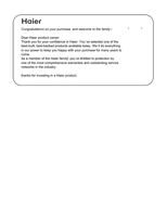 Haier L42A9-AK L46A9-AK L32A9-Ak (55 pages) TV Operating Manual