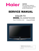 Haier MTK5380 (54 pages) TV Service Manual