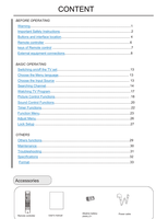 Haier L40R1 L42R1 (37 pages) TV Operating Manual