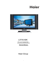 Haier L37V6-A8K (57 pages) TV Service Manual
