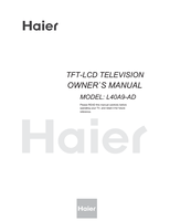 Haier L40A9-AD (47 pages) TV Operating Manual