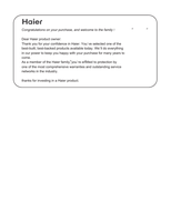 Haier L40A9-AD (47 pages) TV Operating Manual