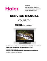 Haier L42A8A-A1 (27 pages) TV Service Manual