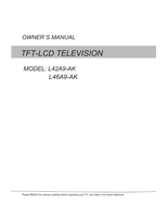 Haier L42A9-AK L46A9-AK (54 pages) TV Operating Manual